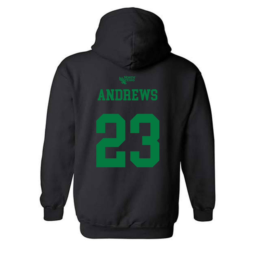 North Texas - NCAA Softball : Elizabeth Andrews - Classic Shersey Hooded Sweatshirt-1