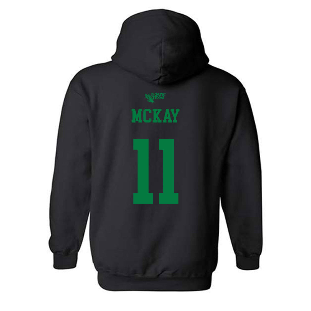 North Texas - NCAA Softball : Kadey McKay - Classic Shersey Hooded Sweatshirt-1