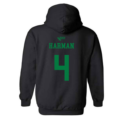 North Texas - NCAA Softball : Bradi Harman - Classic Shersey Hooded Sweatshirt-1