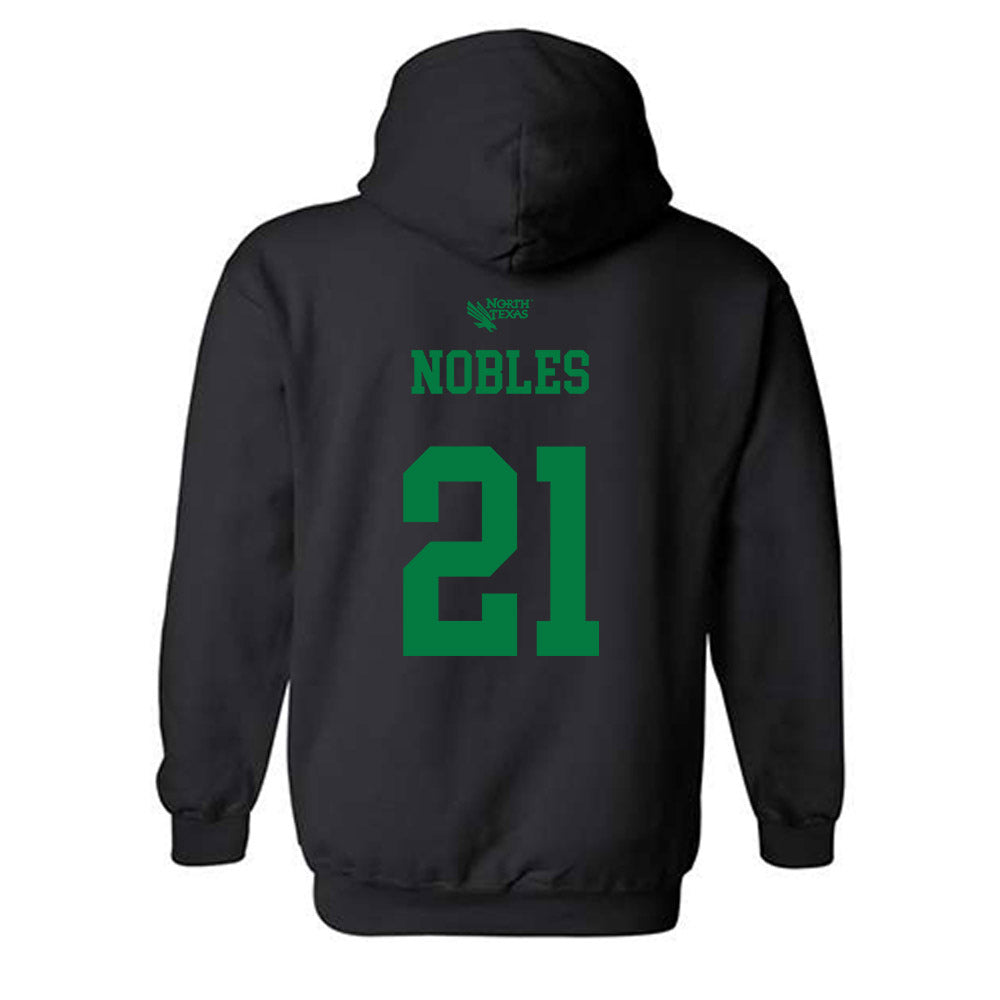 North Texas - NCAA Softball : Laila Nobles - Classic Shersey Hooded Sweatshirt-1