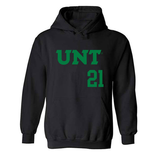 North Texas - NCAA Softball : Laila Nobles - Classic Shersey Hooded Sweatshirt-0