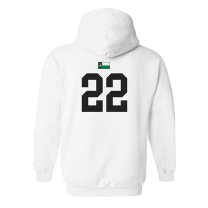 North Texas - NCAA Softball : Sienna Mayer - Sports Shersey Hooded Sweatshirt-1