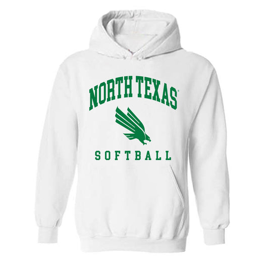 North Texas - NCAA Softball : Madison Conley - Sports Shersey Hooded Sweatshirt-0
