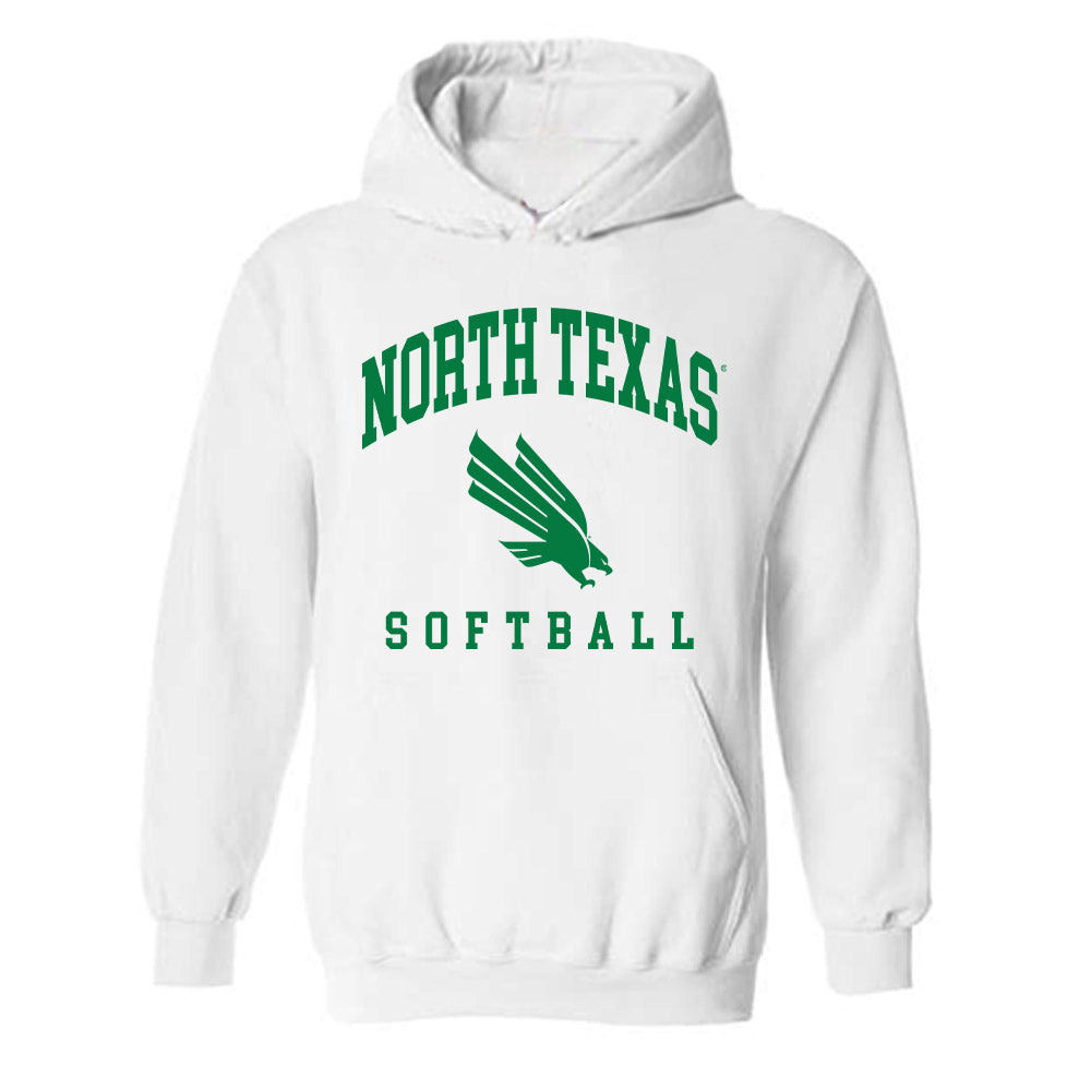 North Texas - NCAA Softball : Bradi Harman - Sports Shersey Hooded Sweatshirt-0