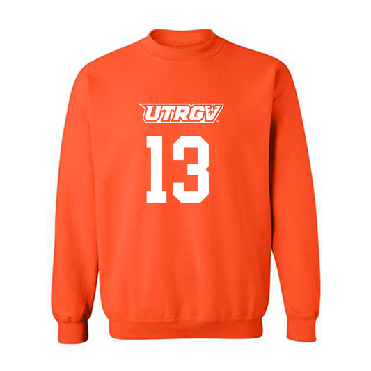 UTRGV - NCAA Men's Basketball : Julien Gomez - Classic Shersey Crewneck Sweatshirt-0