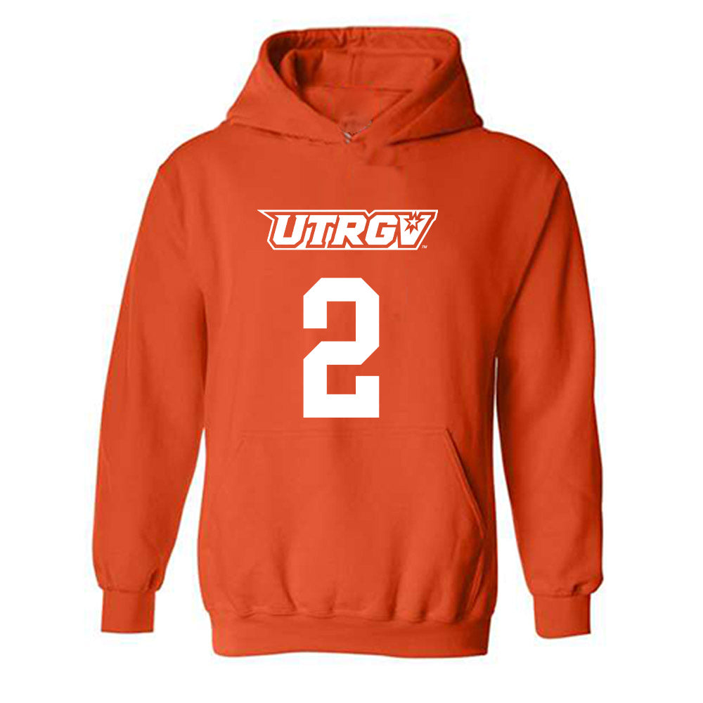 UTRGV - NCAA Men's Basketball : Demarris Winters Jr - Classic Shersey Hooded Sweatshirt-0