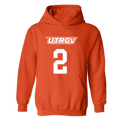 UTRGV - NCAA Men's Basketball : Demarris Winters Jr - Classic Shersey Hooded Sweatshirt-0