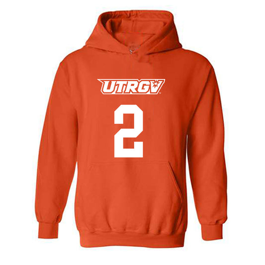 UTRGV - NCAA Men's Basketball : Demarris Winters Jr - Classic Shersey Hooded Sweatshirt-0