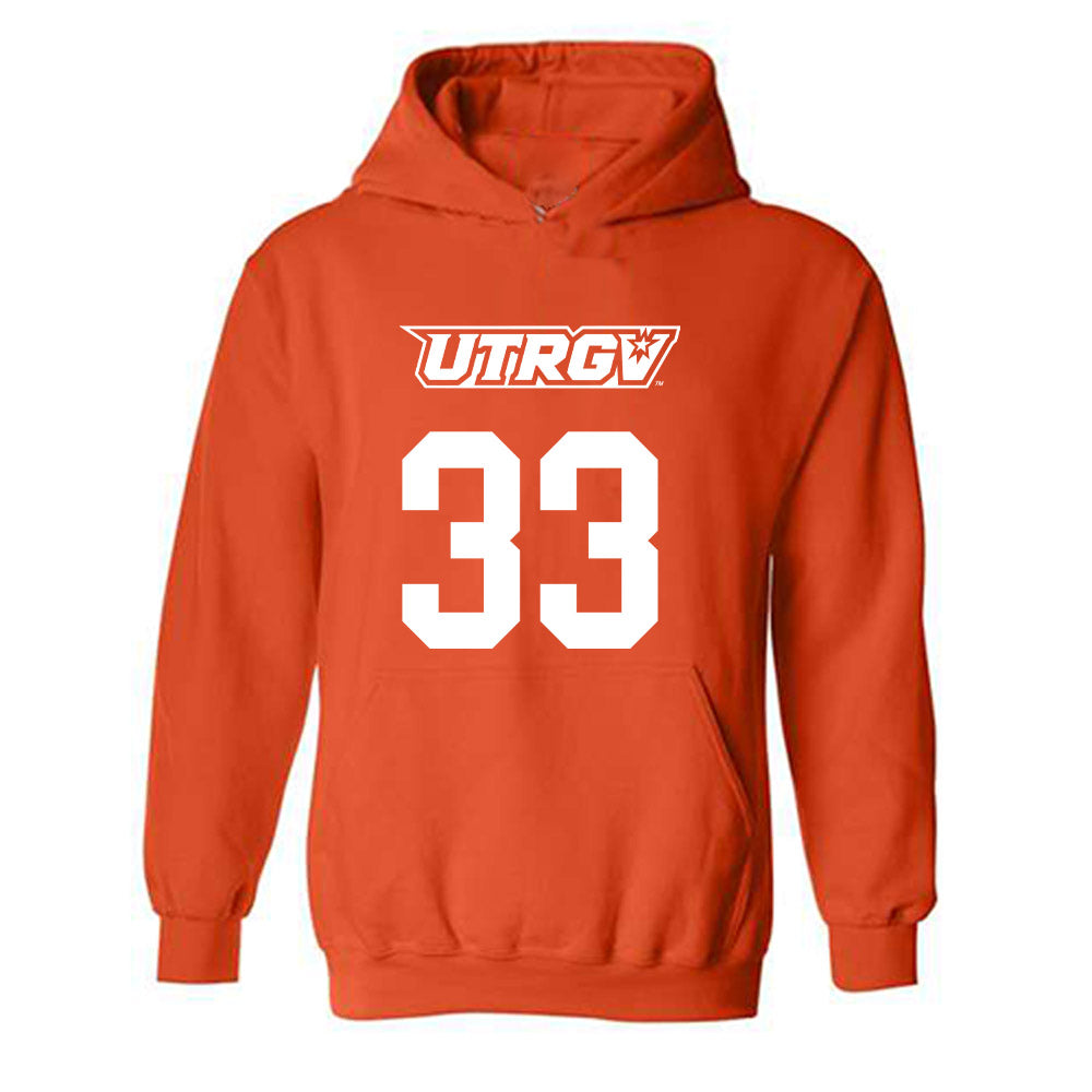 UTRGV - NCAA Men's Basketball : Filip Brankovic - Classic Shersey Hooded Sweatshirt-0