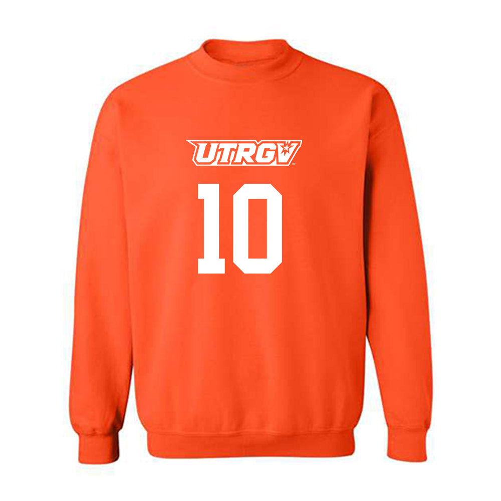 UTRGV - NCAA Women's Basketball : Jalatah Ingram - Classic Shersey Crewneck Sweatshirt-0