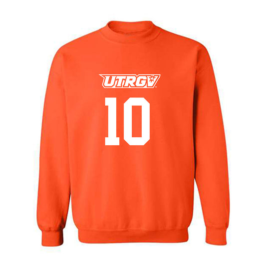 UTRGV - NCAA Women's Basketball : Jalatah Ingram - Classic Shersey Crewneck Sweatshirt-0