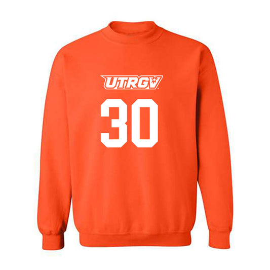 UTRGV - NCAA Men's Basketball : Luis Ramirez - Classic Shersey Crewneck Sweatshirt-0