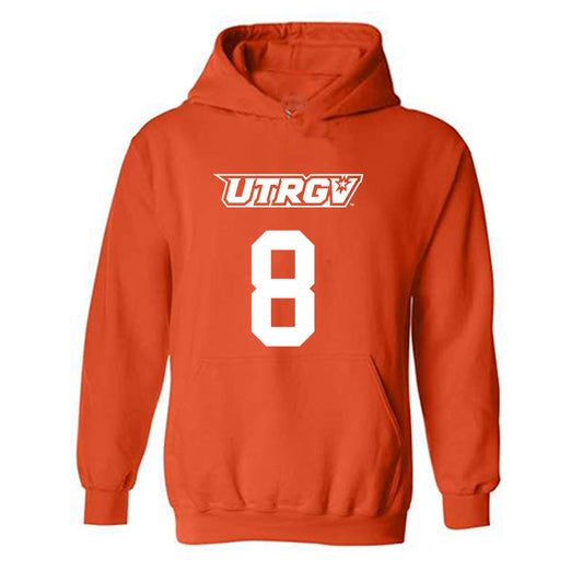 UTRGV - NCAA Men's Basketball : Ian Parham Jr - Classic Shersey Hooded Sweatshirt-0