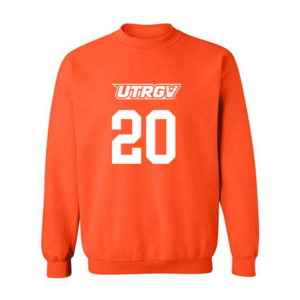UTRGV - NCAA Men's Basketball : Josiah Hill - Classic Shersey Crewneck Sweatshirt-0