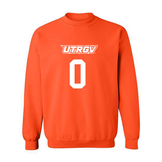 UTRGV - NCAA Men's Basketball : Tjohnn Brown - Classic Shersey Crewneck Sweatshirt-0