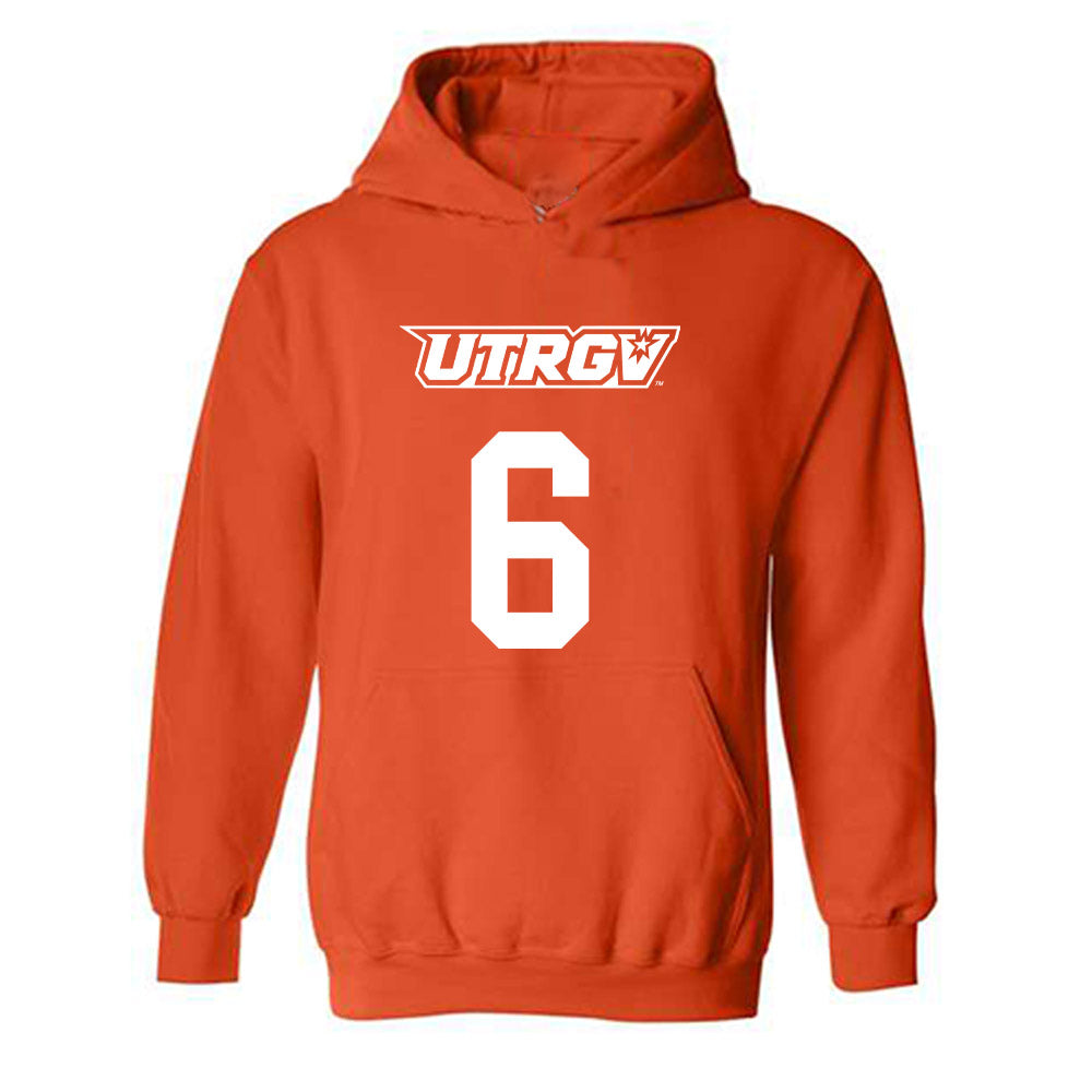 UTRGV - NCAA Men's Basketball : Luis Ramirez - Classic Shersey Hooded Sweatshirt-0