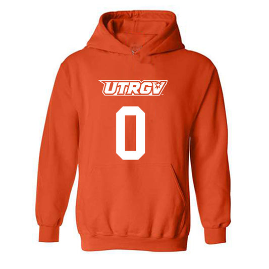 UTRGV - NCAA Men's Basketball : Tjohnn Brown - Classic Shersey Hooded Sweatshirt-0