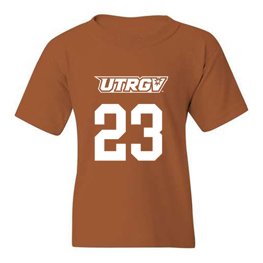 UTRGV - NCAA Men's Basketball : Isaiah Barganier - Classic Shersey Youth T-Shirt-0