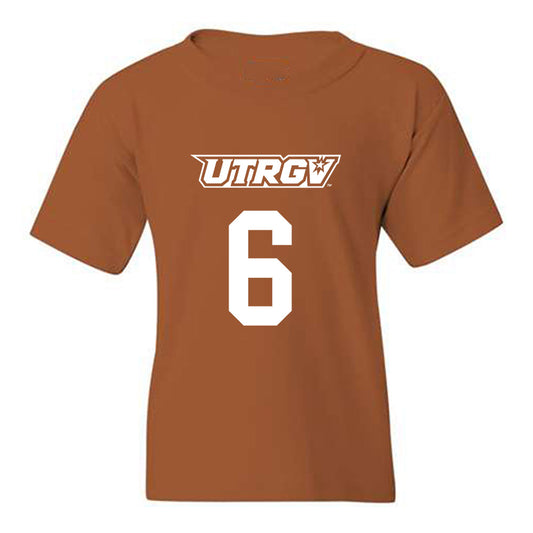 UTRGV - NCAA Men's Basketball : Luis Ramirez - Classic Shersey Youth T-Shirt-0
