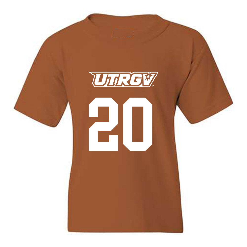 UTRGV - NCAA Men's Basketball : Josiah Hill - Classic Shersey Youth T-Shirt-0