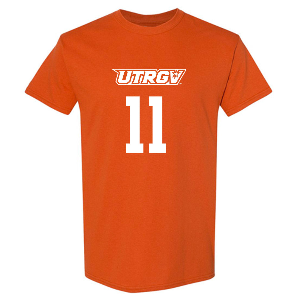 UTRGV - NCAA Men's Basketball : Bobby Crawford Jr - Classic Shersey T-Shirt-0