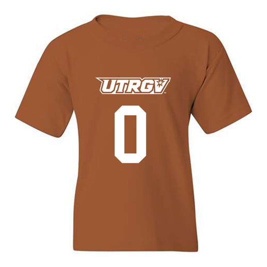 UTRGV - NCAA Men's Basketball : Tjohnn Brown - Classic Shersey Youth T-Shirt-0