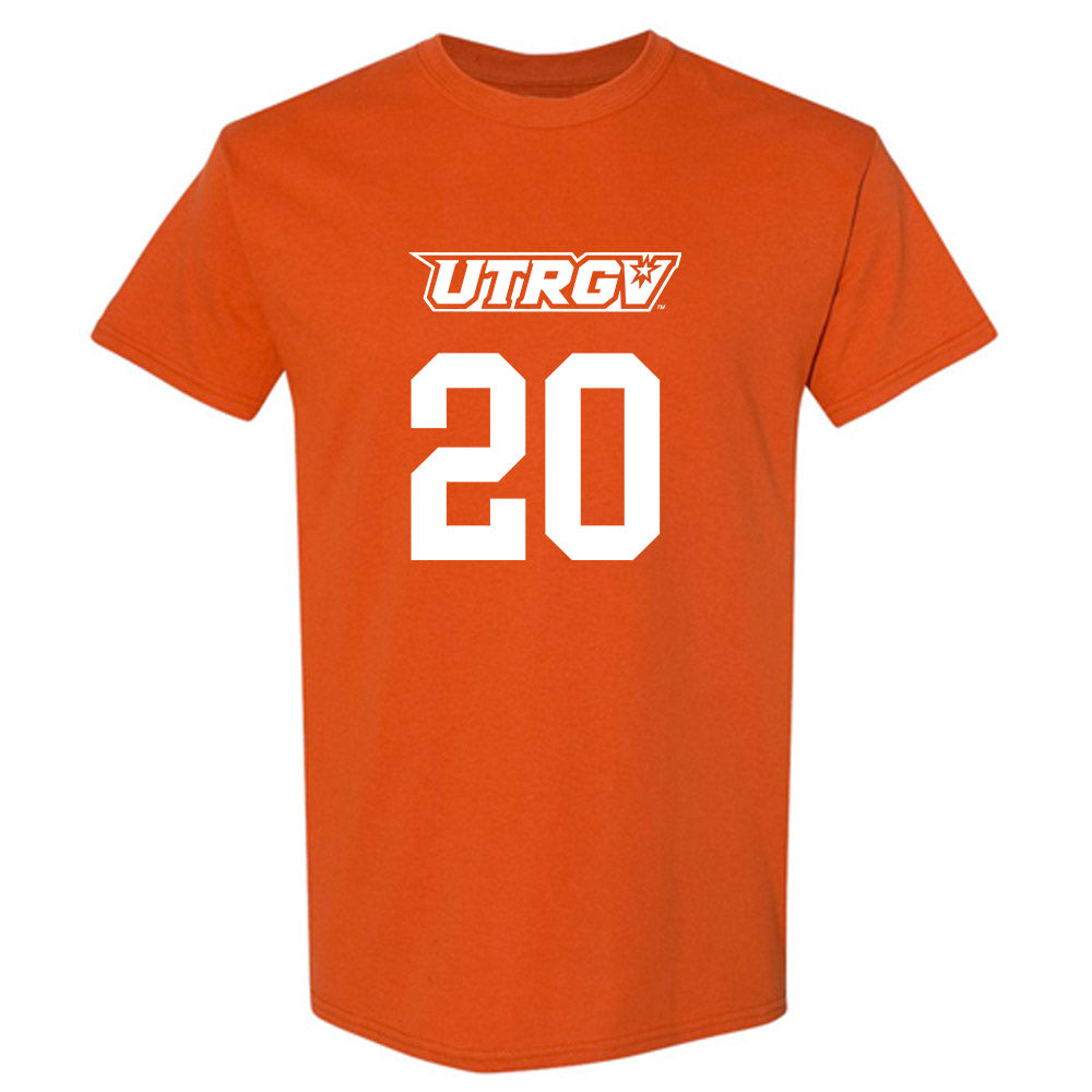 UTRGV - NCAA Men's Basketball : Josiah Hill - Classic Shersey T-Shirt-0