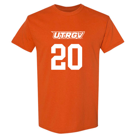 UTRGV - NCAA Men's Basketball : Josiah Hill - Classic Shersey T-Shirt-0