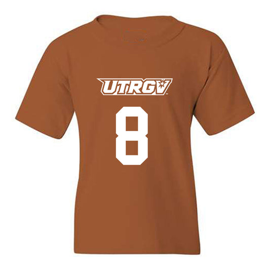 UTRGV - NCAA Men's Basketball : Ian Parham Jr - Classic Shersey Youth T-Shirt-0