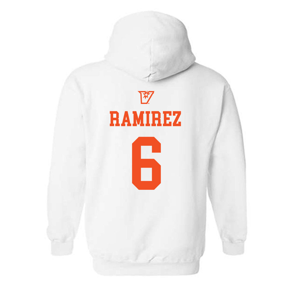 UTRGV - NCAA Men's Basketball : Luis Ramirez - Sports Shersey Hooded Sweatshirt-1