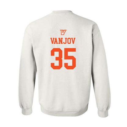 UTRGV - NCAA Men's Basketball : Mustafo Vanjov - Sports Shersey Crewneck Sweatshirt-1