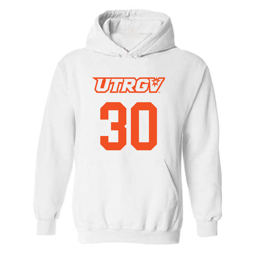 UTRGV - NCAA Men's Basketball : Luis Ramirez - Sports Shersey Hooded Sweatshirt-0