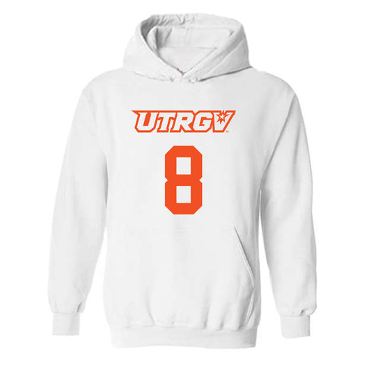 UTRGV - NCAA Men's Basketball : Ian Parham Jr - Sports Shersey Hooded Sweatshirt-0