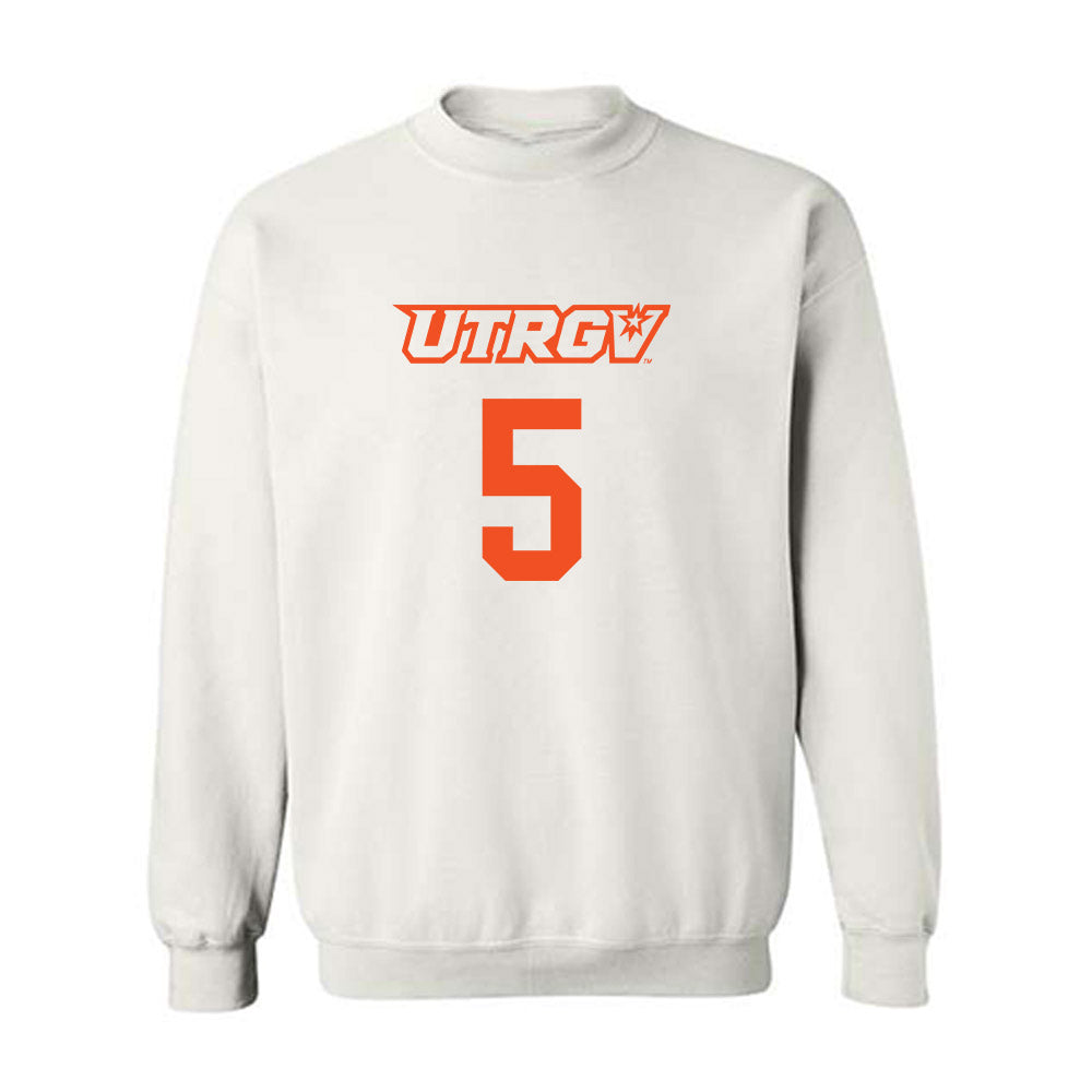 UTRGV - NCAA Men's Basketball : Caden Bell - Sports Shersey Crewneck Sweatshirt-0