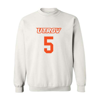 UTRGV - NCAA Men's Basketball : Caden Bell - Sports Shersey Crewneck Sweatshirt-0