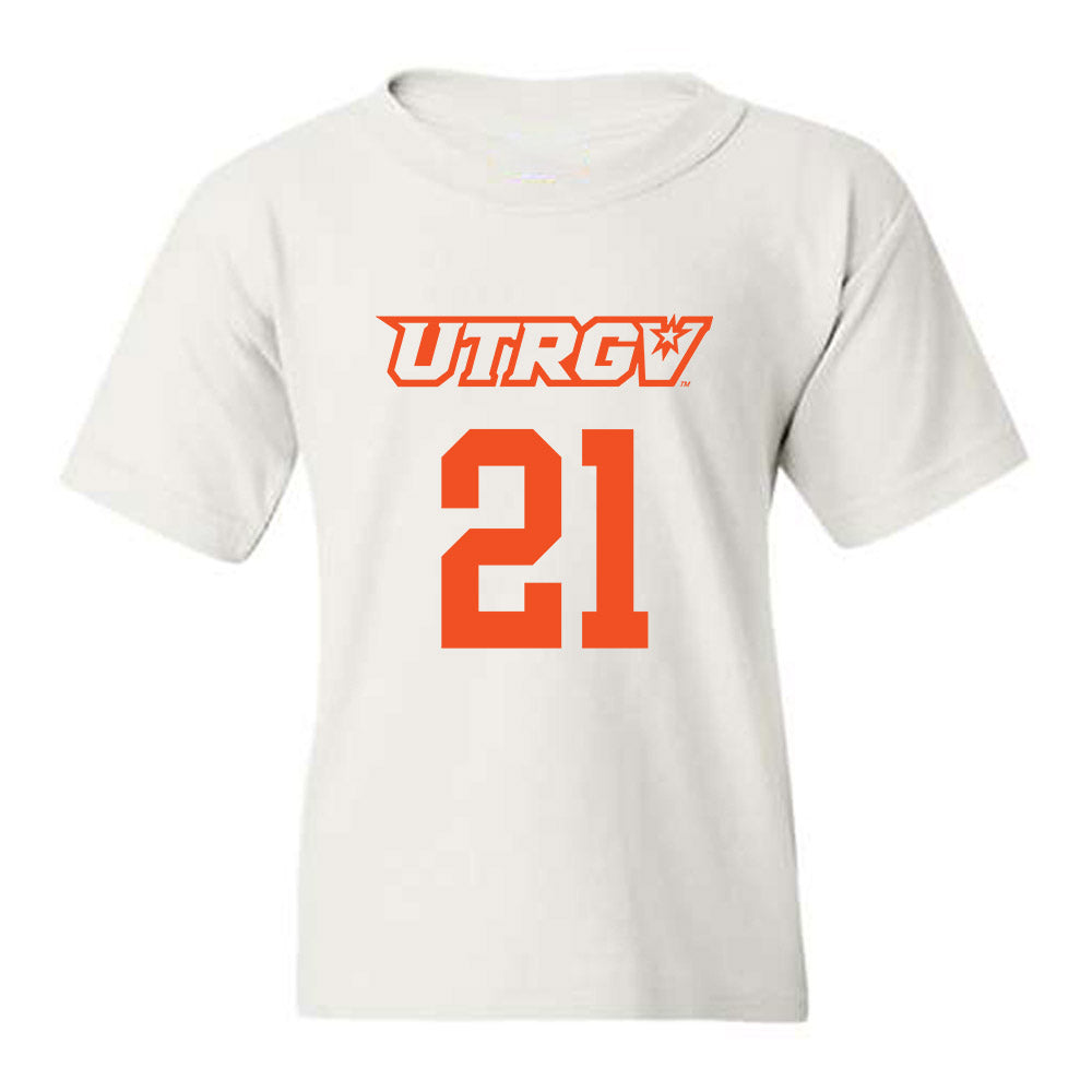 UTRGV - NCAA Women's Basketball : mataya hall - Sports Shersey Youth T-Shirt-0