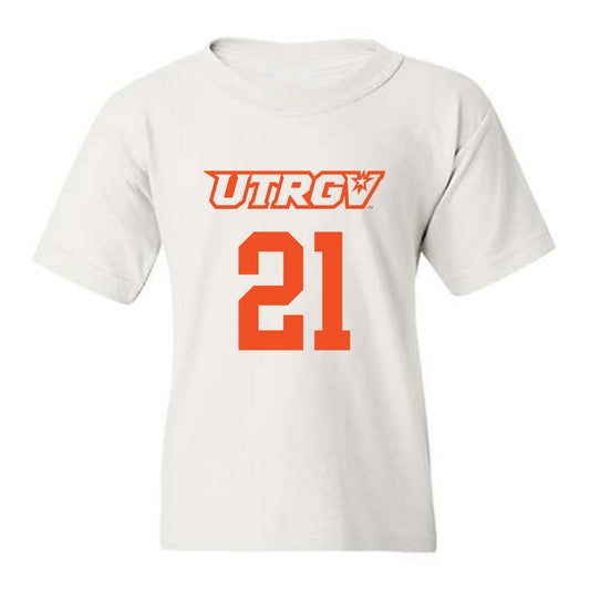UTRGV - NCAA Women's Basketball : mataya hall - Sports Shersey Youth T-Shirt-0