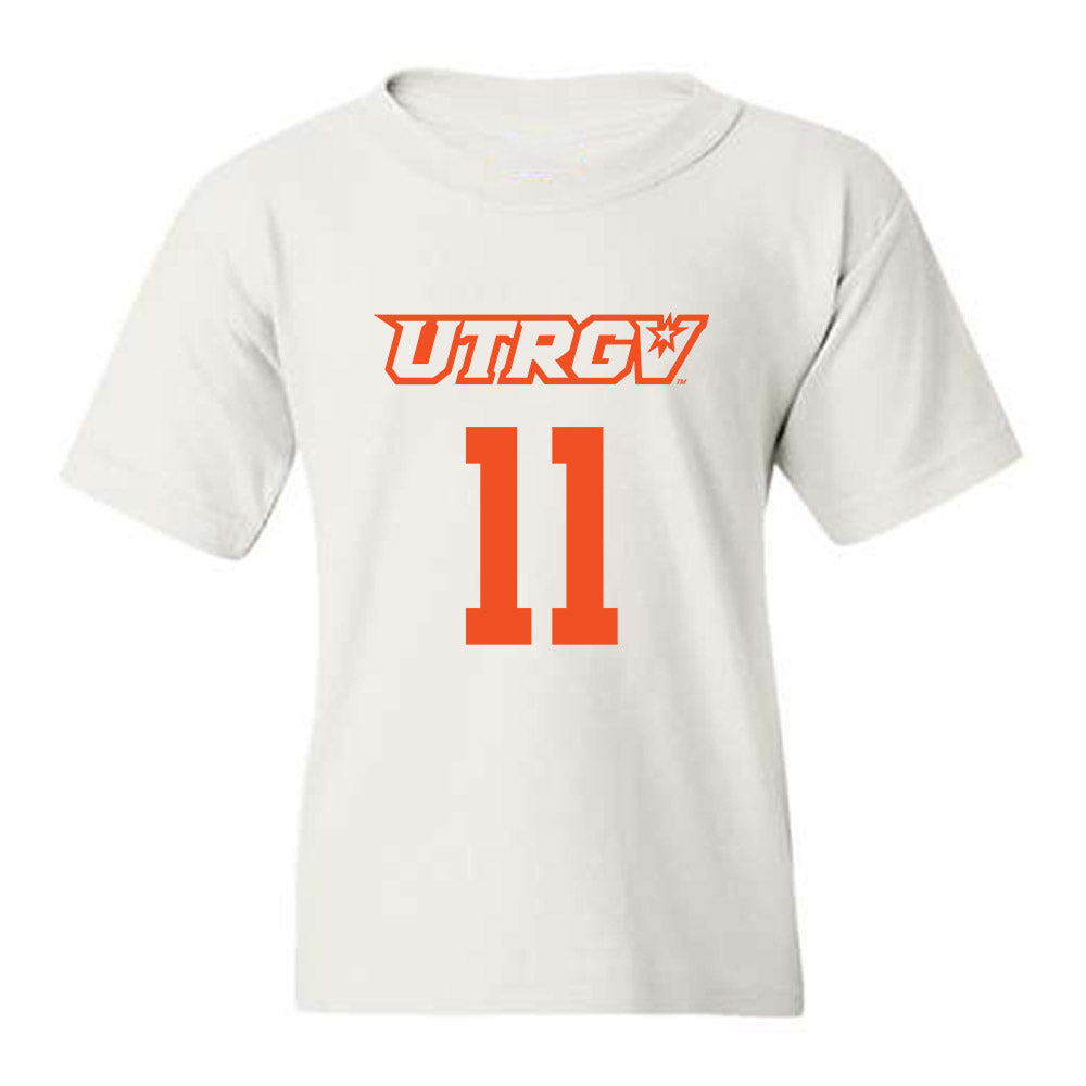 UTRGV - NCAA Men's Basketball : Bobby Crawford Jr - Sports Shersey Youth T-Shirt-0