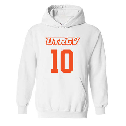 UTRGV - NCAA Women's Basketball : Janette Aarnio - Sports Shersey Hooded Sweatshirt-0