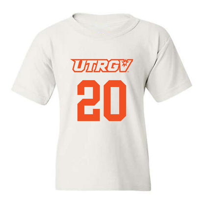 UTRGV - NCAA Men's Basketball : Josiah Hill - Sports Shersey Youth T-Shirt-0