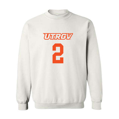 UTRGV - NCAA Men's Basketball : Demarris Winters Jr - Sports Shersey Crewneck Sweatshirt-0