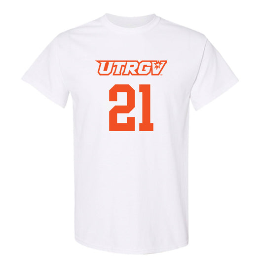UTRGV - NCAA Women's Basketball : mataya hall - Sports Shersey T-Shirt-0