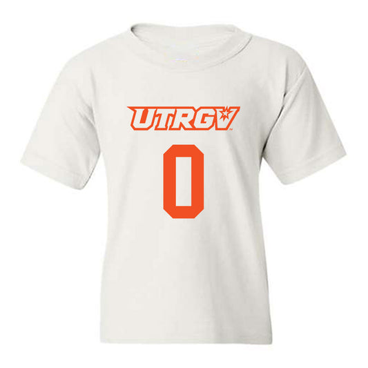 UTRGV - NCAA Men's Basketball : Tjohnn Brown - Sports Shersey Youth T-Shirt-0