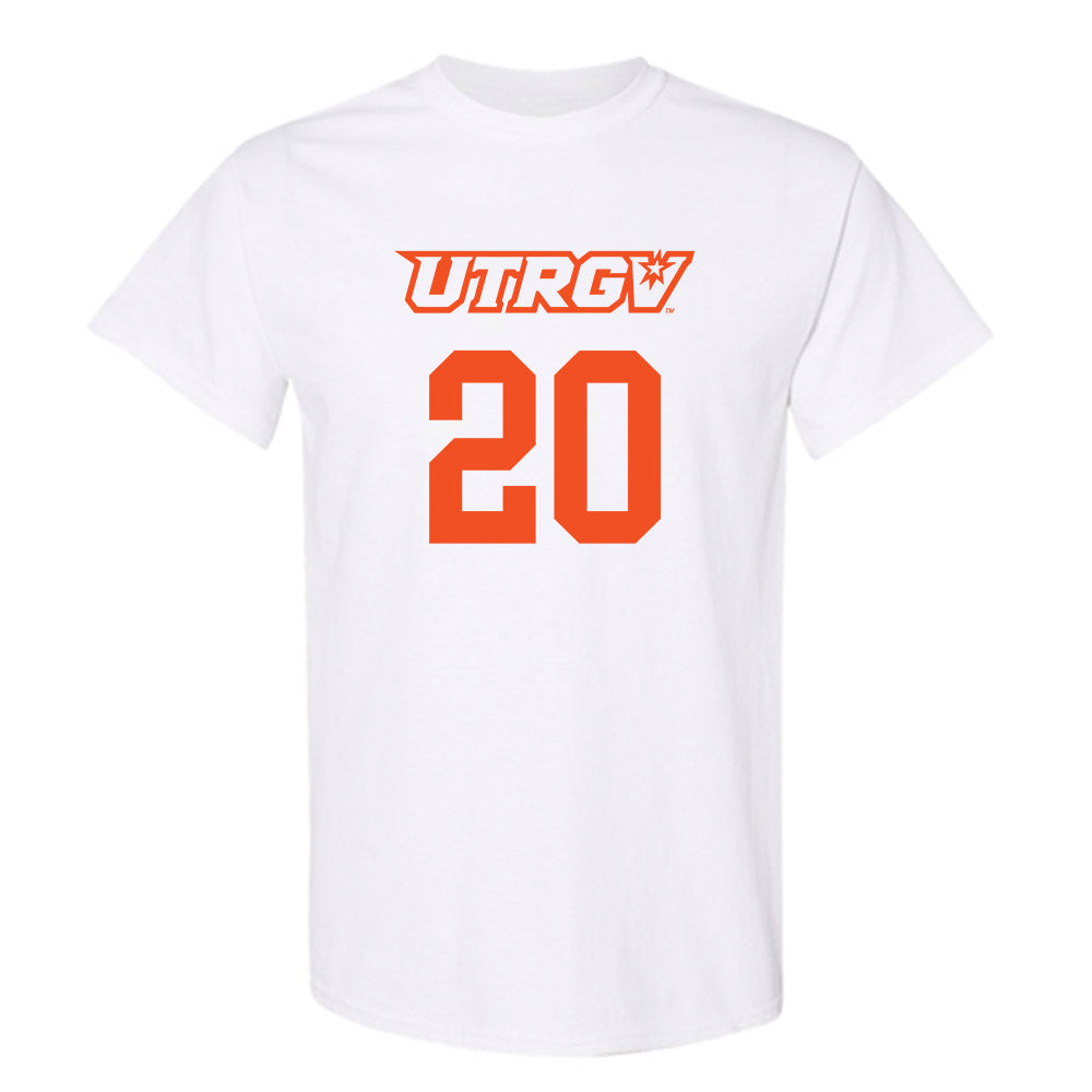 UTRGV - NCAA Men's Basketball : Josiah Hill - Sports Shersey T-Shirt-0