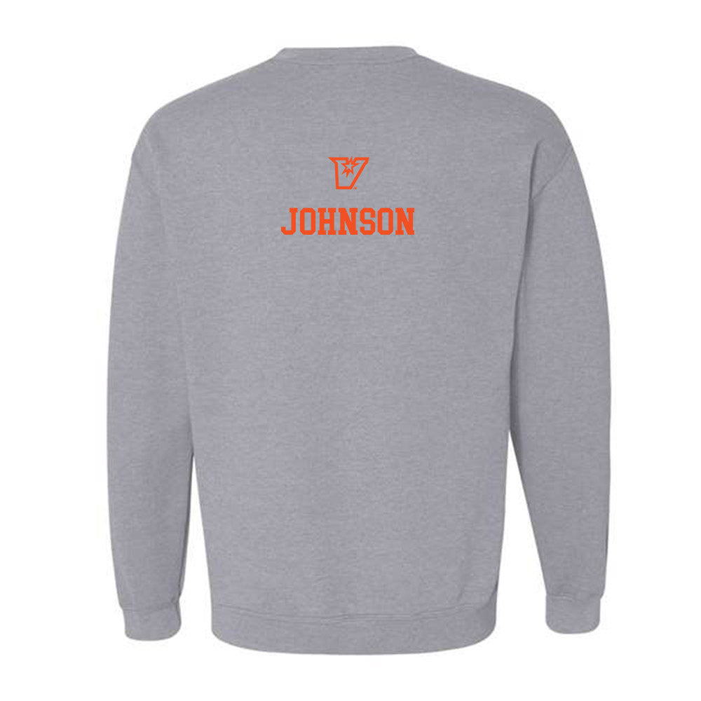 UTRGV - NCAA Women's Track & Field : DaNaucia Johnson - Sports Shersey Crewneck Sweatshirt-1