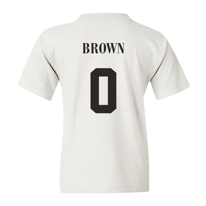 UTRGV - NCAA Men's Basketball : Tjohnn Brown - Sports Shersey Youth T-Shirt-1