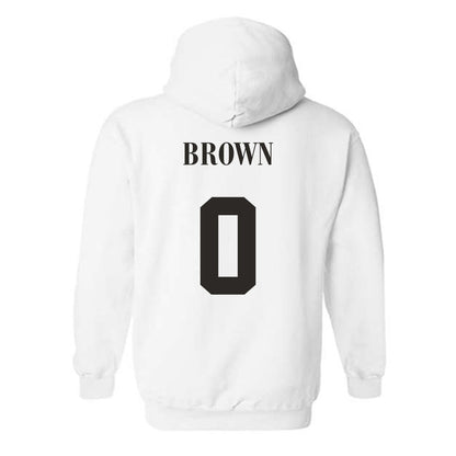 UTRGV - NCAA Men's Basketball : Tjohnn Brown - Sports Shersey Hooded Sweatshirt-1