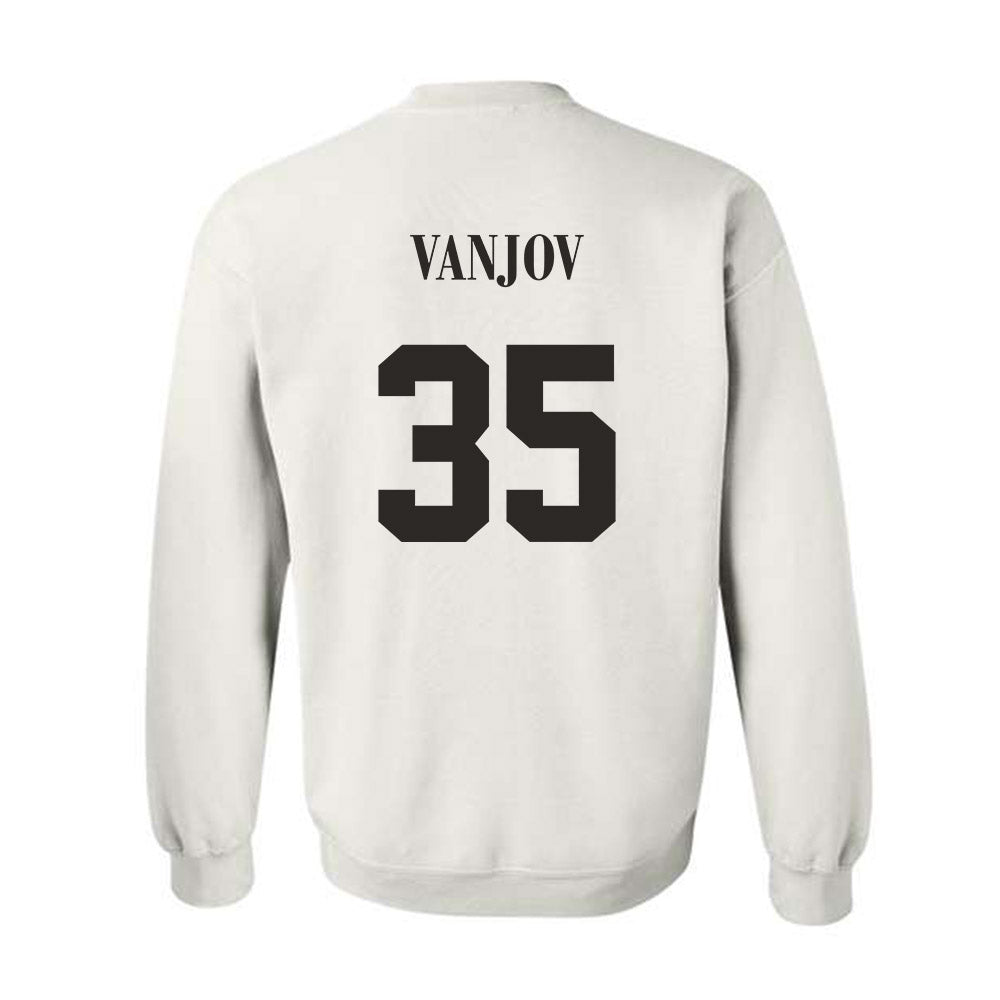 UTRGV - NCAA Men's Basketball : Mustafo Vanjov - Sports Shersey Crewneck Sweatshirt-1