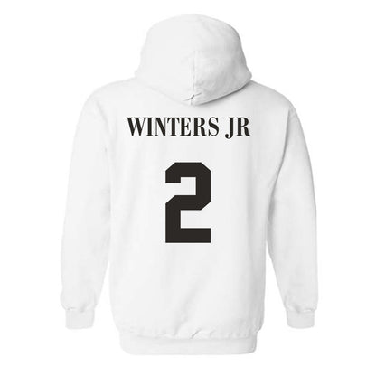 UTRGV - NCAA Men's Basketball : Demarris Winters Jr - Sports Shersey Hooded Sweatshirt-1