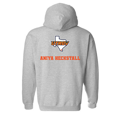 UTRGV - NCAA Women's Track & Field : Aniya Heckstall - Sports Shersey Hooded Sweatshirt-1